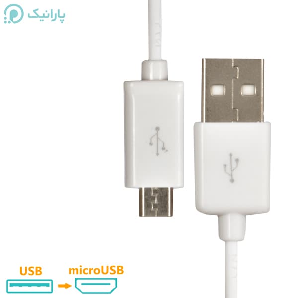 کابل تبدیل USB به microUSB مدل MU2017 طول 1.2 متر