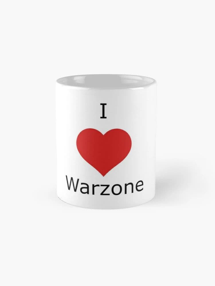 ماگ گیمینگ طرح I love Warzone