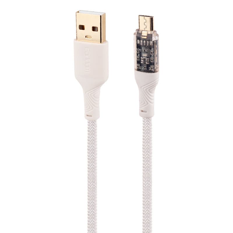 کابل میکرو یو اس بی فست شارژ Earldom EC-179M 3A 1m — تصویر ۵