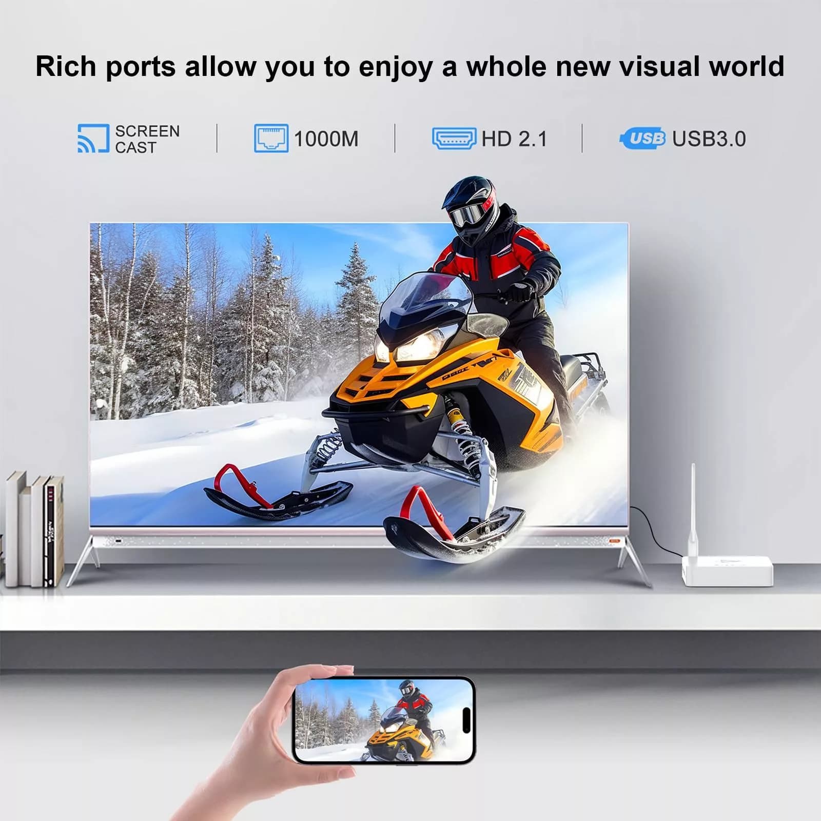 اندرویدباکس اچ96 مدل max m12 4/64GB — تصویر ۳