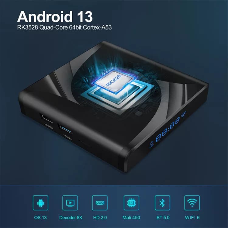 اندروید باکس ایکس‌88 مدل PRO 13 4/32GB — تصویر ۳