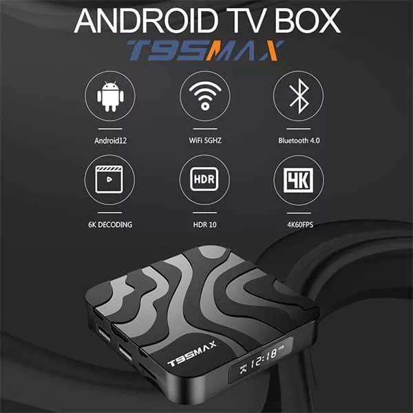 اندروید باکس مدل T95 Max 4/64GB — تصویر ۳