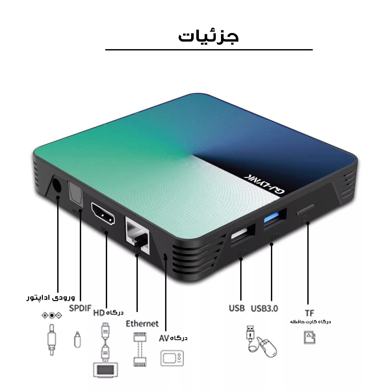 اندروید باکس مدل GK28 4/32GB — تصویر ۳