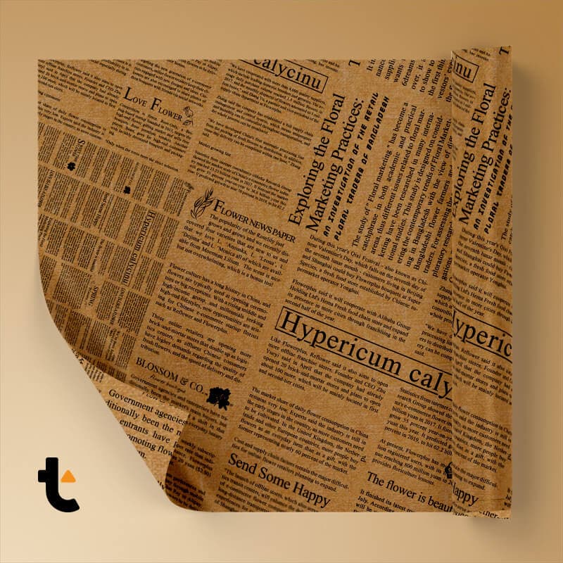 کاغذ کادو کرافت طرح پاراگراف