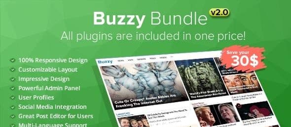 دانلود اسکریپت PHP تولید محتوا Buzzy Bundle