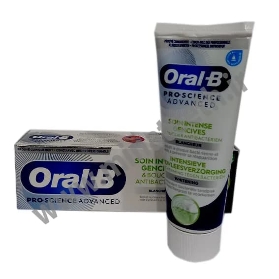 خمیر دندان آنتی باکتریال اورال بی مدل INTENSE CLEAN حجم 75 میل