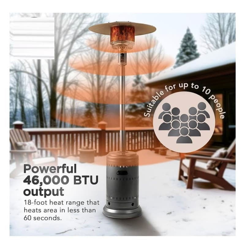 بخاری گازی زمینی مدل 46000BTU — تصویر ۱۱