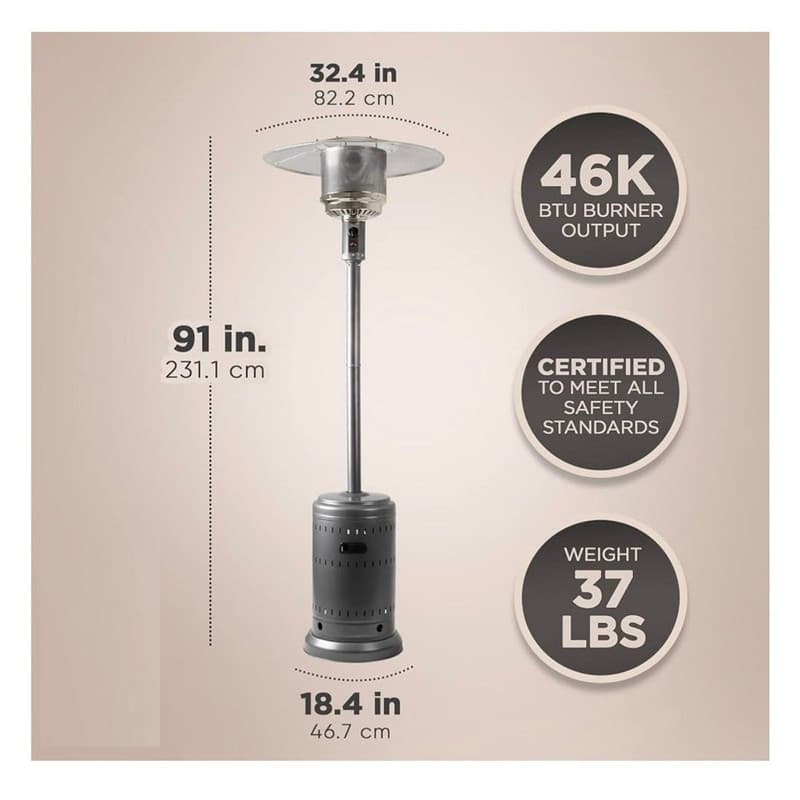 بخاری گازی زمینی مدل 46000BTU — تصویر ۱۰