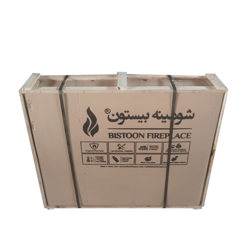 بخاری گازی دیواری شومینه بیستون مدل GF150.M.CH.E — تصویر ۴