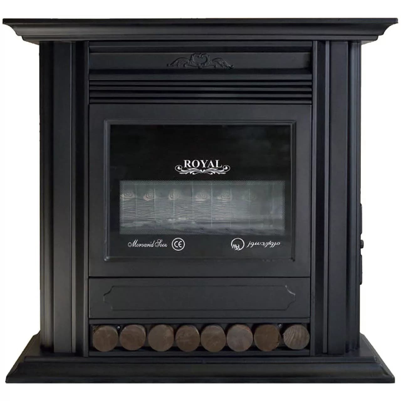 بخاری گازی مروارید سوز شرق طرح Royal Fireplace مدل 25000