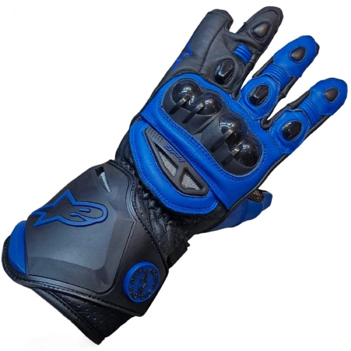 دستکش چرمی زمستانی آلپین استار مدل BLACK BLUE