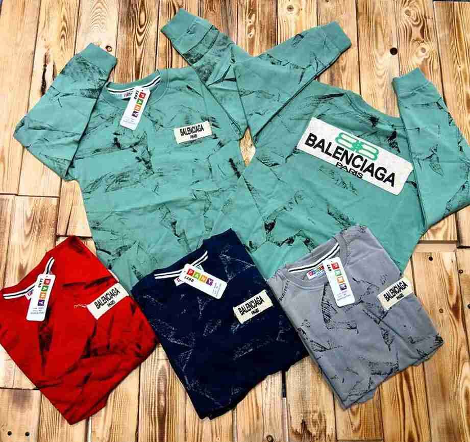 بلوز پسرانه پنبه Balenciaga کد 6083