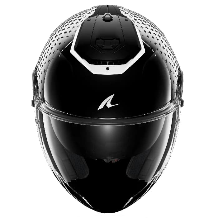 کلاه کاسکت بدون فک SHARK مدل RS JET STRIDE BLACK WHITE BLACK — تصویر ۳