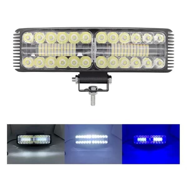 پروژکتور بزرگ مستطیلی LED موتورسیکلت HK مدل BLACK — تصویر ۴