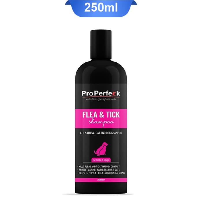 شامپو ضد کک و کنه سگ و گربه پروپرفک وزن 250 میلی لیتر ProPerfeck Flea & Tick