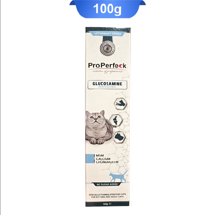 خمیر گلوکزامین گربه پروپرفک وزن 100 گرم ProPerfeck Glucosamine