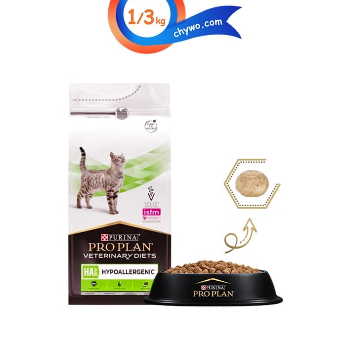 غذای خشک گربه پروپلن هایپوآلرژنیک (ضد حساسیت) وزن 1/3 کیلوگرم ProPlan Hypoallergenic Cat