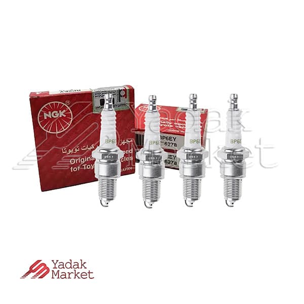 شمع موتور NGK کد BP6EY 6278 بسته 4 عددی مناسب برای گالانت