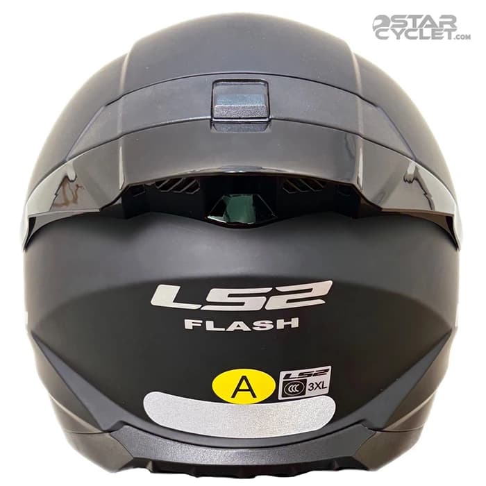 کلاه کاسکت فک ثابت ال اس 2 مدل FLASH FF802 MATT BLACK — تصویر ۴