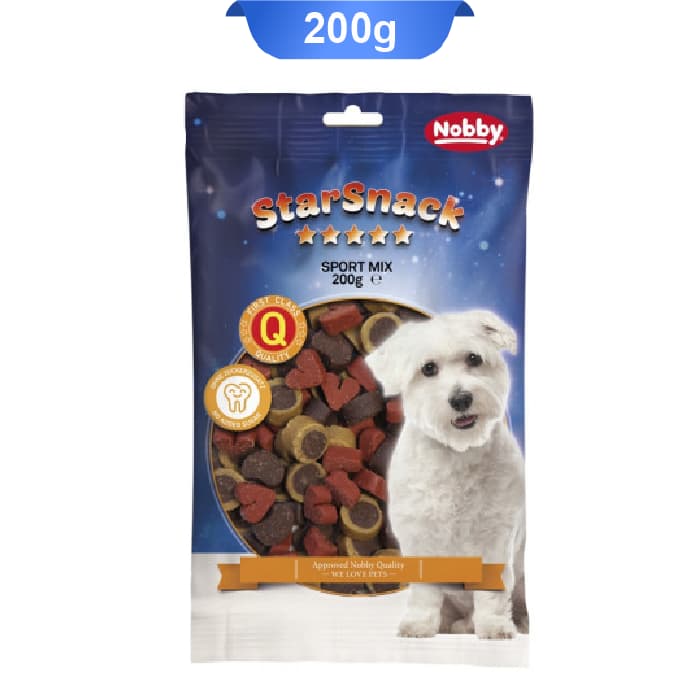 تشویقی سگ نوبی مدل اسپرت میکس وزن 200 گرم کد 104198 Nobby Sport Mix