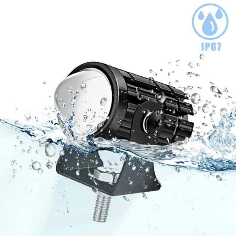 پروژکتور جفتی تک لنز کلید دار موتورسیکلت BEST LED LAMP — تصویر ۵