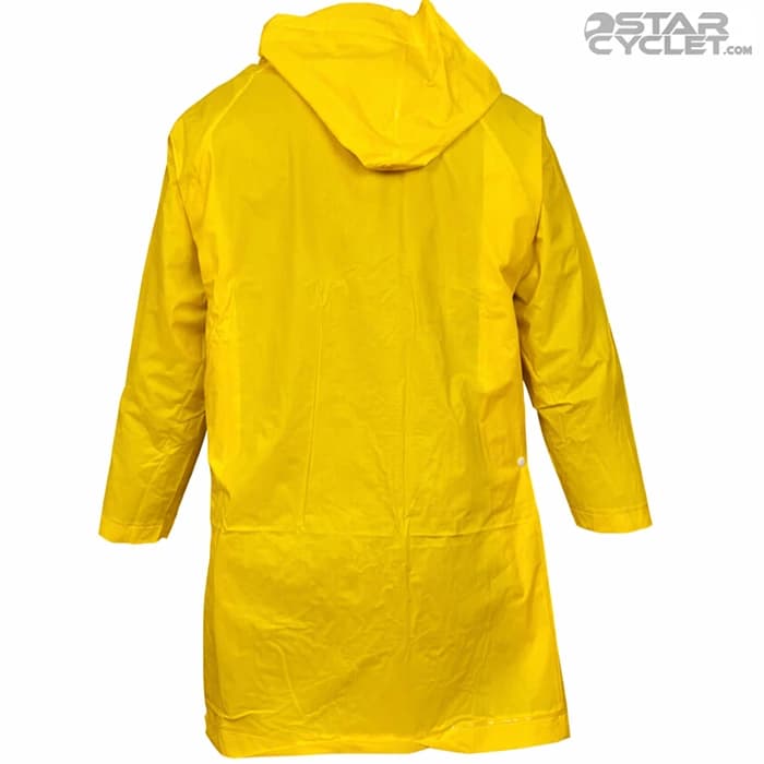 کاور ضدباران موتورسواری نوجوانان جیبدار مدل YELLOW — تصویر ۳