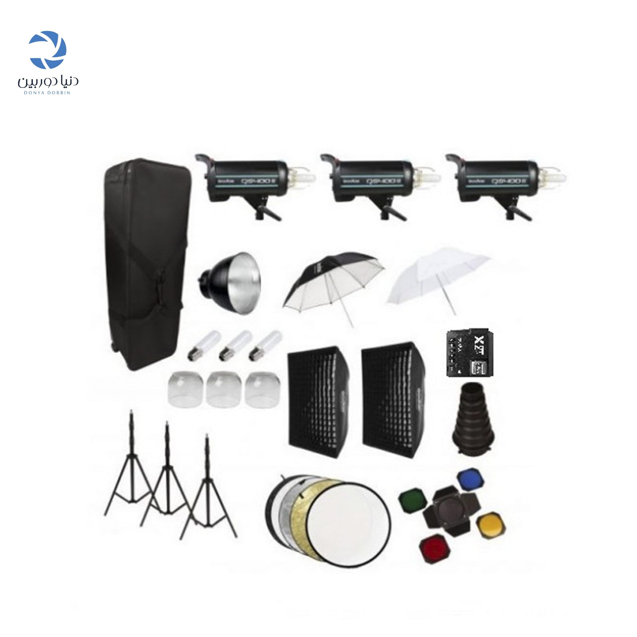 کیت فلاش استودیویی Godox QS400II