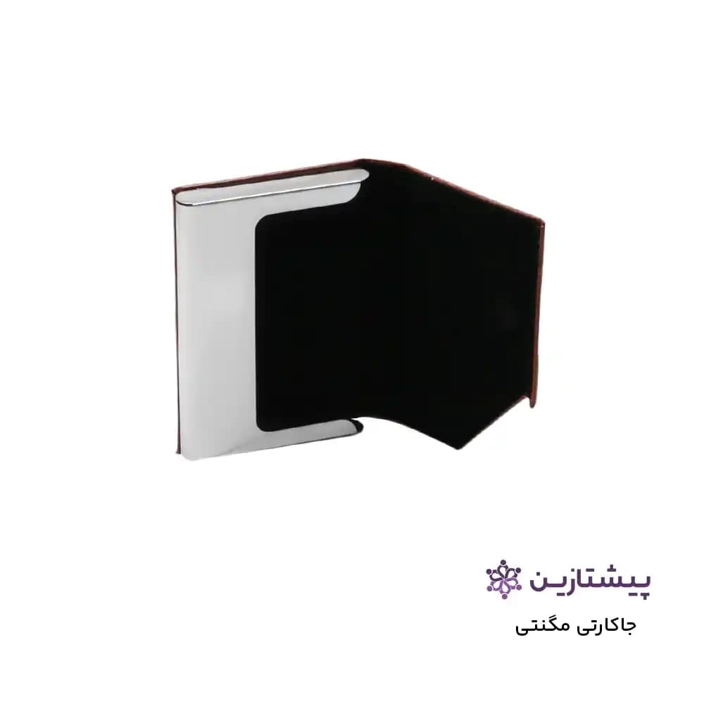 جاکارتی لب کج مگنتی چرم ترمو رنگ عسلی تیره G5 — تصویر ۲
