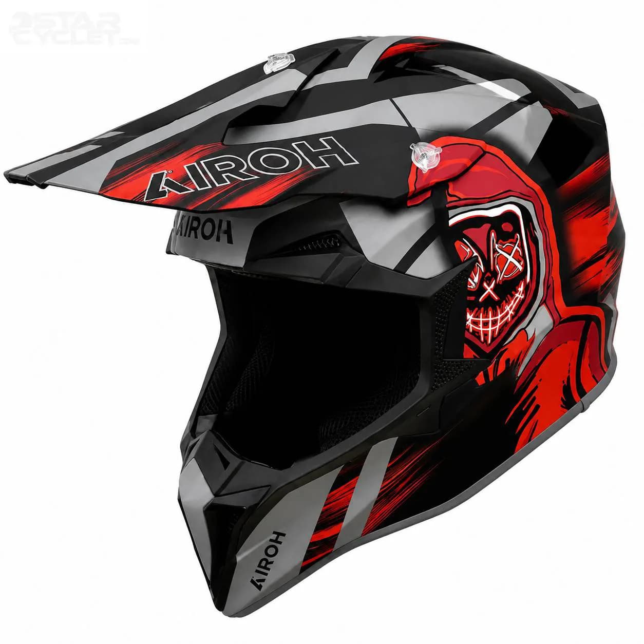 کلاه کاسکت کراسی آیرو مدل RAP CYBER RED MATT