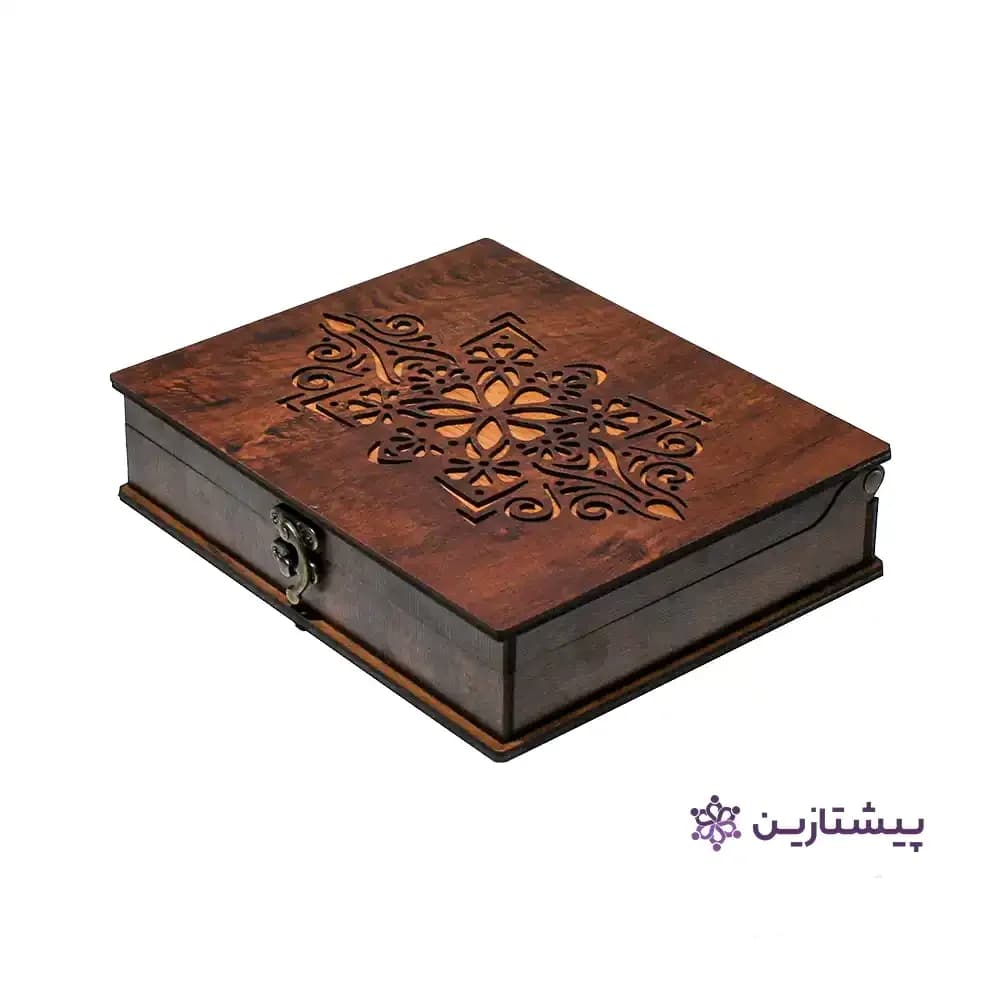 جعبه چوبی هدیه مدل D64 — تصویر ۳