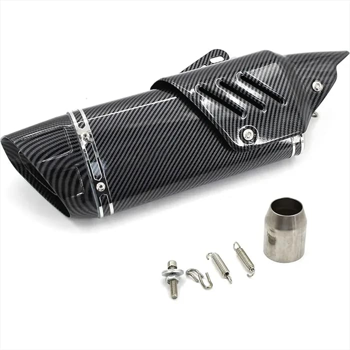 اگزوز سایلنسردار AKRAPOVIC مدل KAVER CARBON BLACK — تصویر ۲