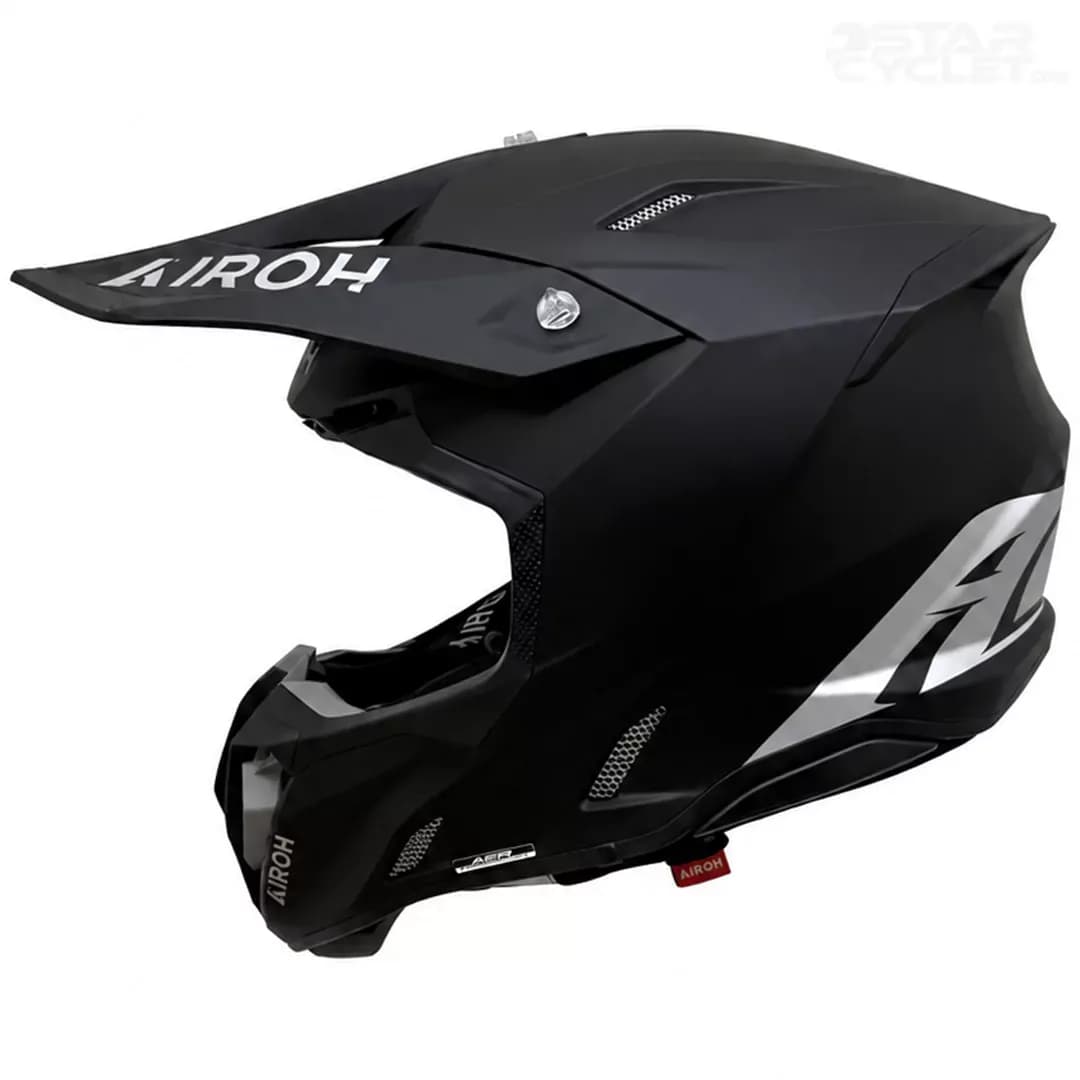 کلاه کاسکت کراسی AIROH مدل TWIST3 MATT BLACK — تصویر ۳