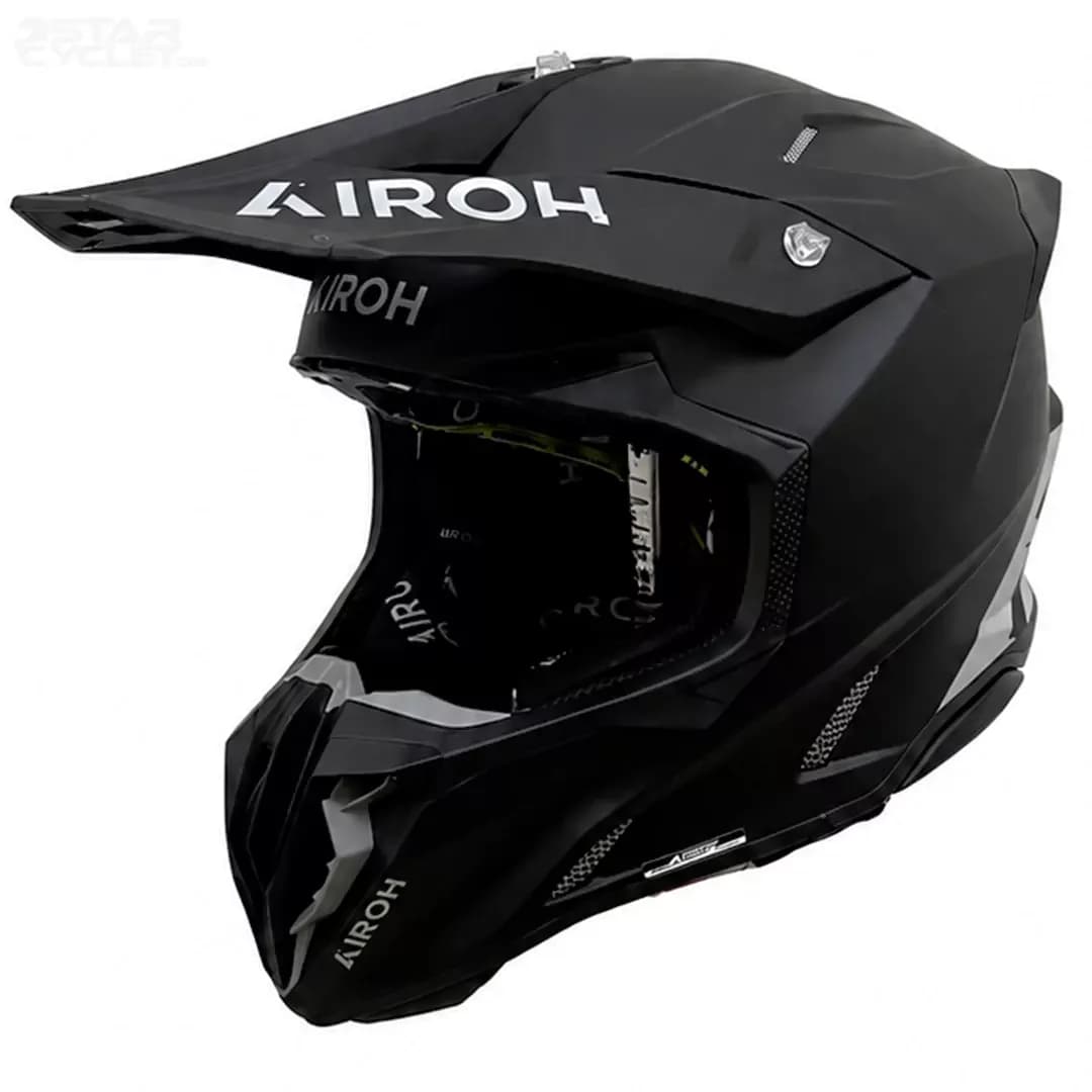 کلاه کاسکت کراسی AIROH مدل TWIST3 MATT BLACK