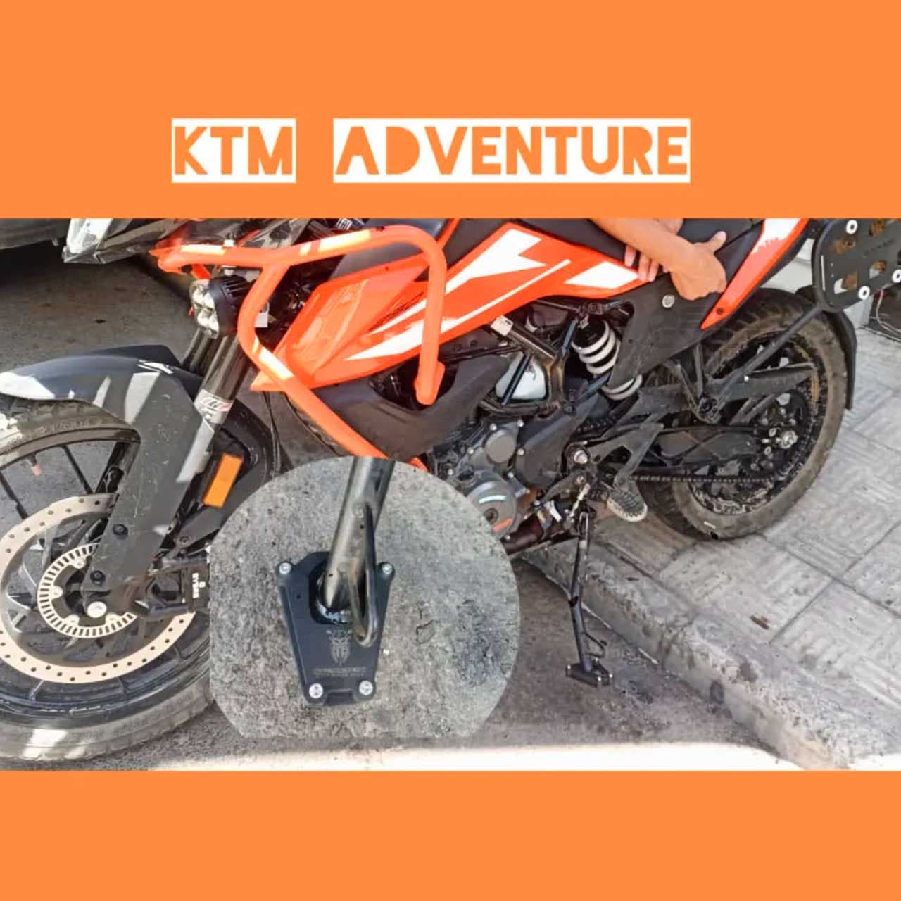 کفشک جک موتور سیکلت مدل KTM — تصویر ۳