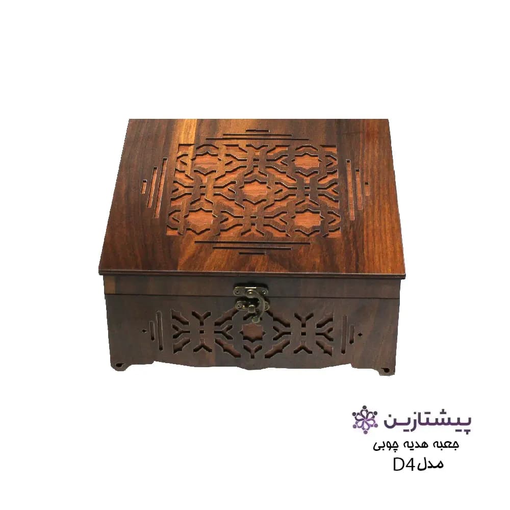 جعبه چوبی کادویی مدل D4 — تصویر ۲