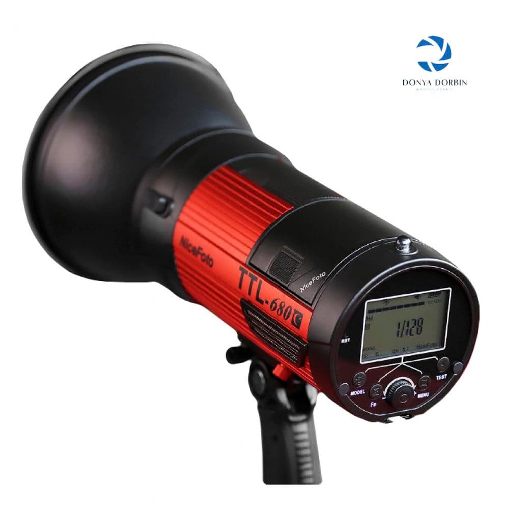 فلاش پرتابل نایس فوتو Nicefoto TTL-680CN Portable flash دست دوم — تصویر ۲