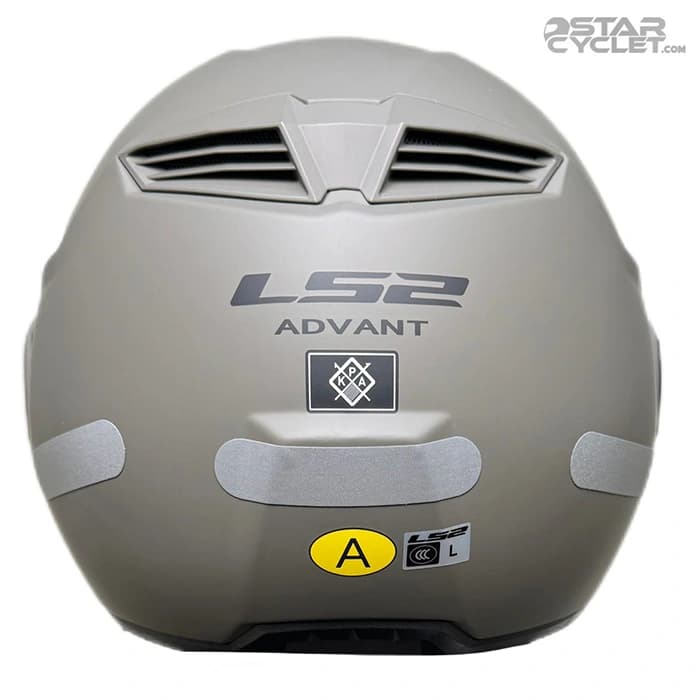 کلاه کاسکت فول متحرک ال اس 2 مدل ADVANT 906-7 GRAY — تصویر ۹
