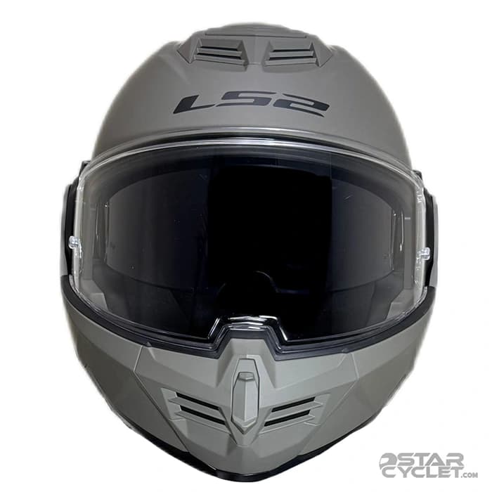 کلاه کاسکت فول متحرک ال اس 2 مدل ADVANT 906-7 GRAY — تصویر ۷