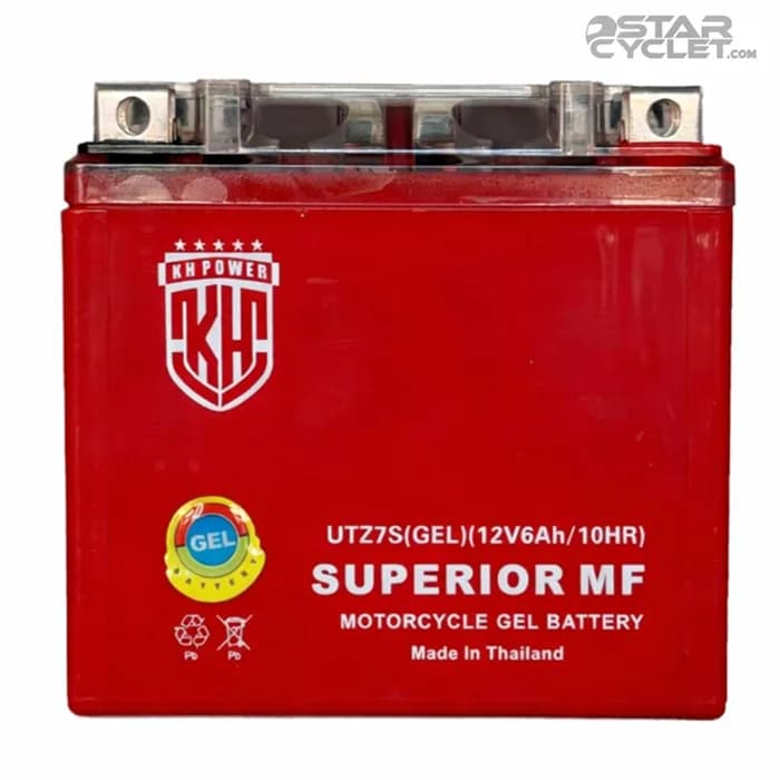باتری KH POWER تایلندی 12v6Ah متوسط — تصویر ۲