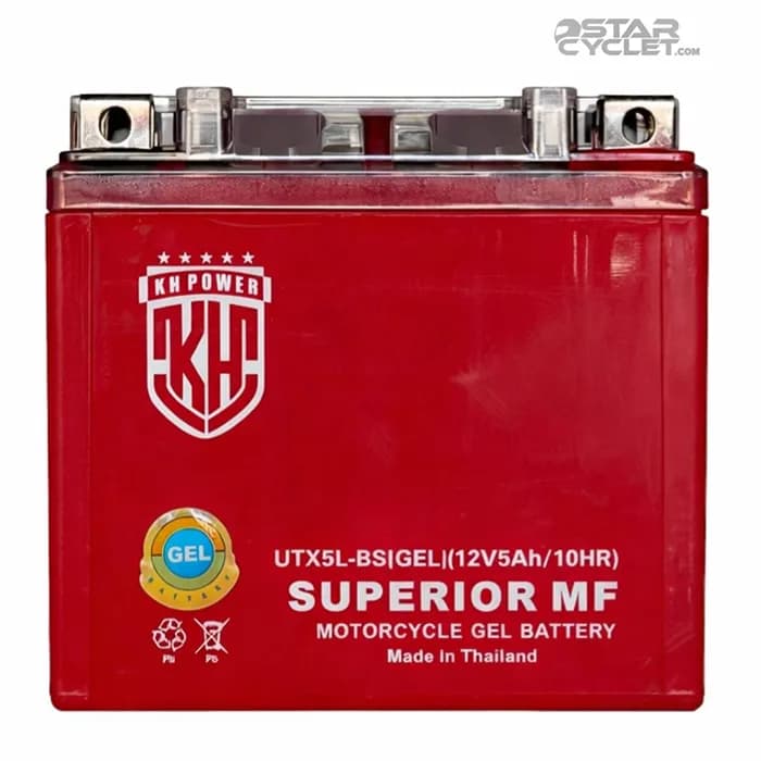 باتری KH POWER تایلندی 12v5Ah متوسط — تصویر ۲