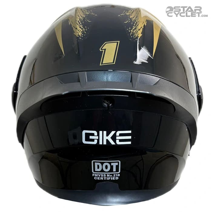 کلاه کاسکت فک متحرک Qike مدل MP01 GOLDEN NO.1 — تصویر ۵