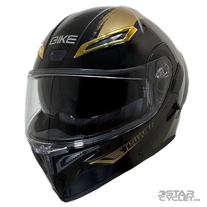 کلاه کاسکت فک متحرک Qike مدل MP01 GOLDEN NO.1 — تصویر ۲
