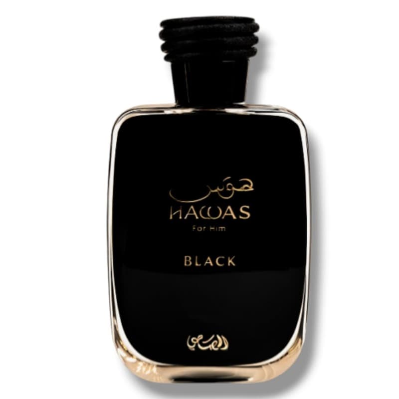 ادکلن رصاصی هوس بلک Rasasi Hawas Black Eau de Parfum حجم ۱۰۰ میل