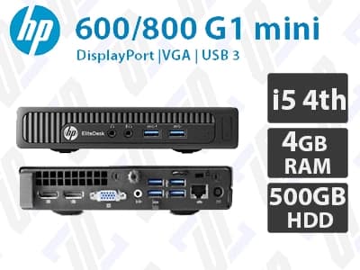 کیس استوک HP ProDesk 600/800 G1 تین کلاینت پردازنده i5