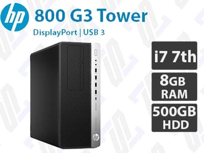 کیس استوک تاور hp مدل HP EliteDesk 800 G3 پردازنده i7 نسل 7 سایز Tower