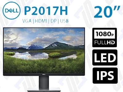 مانیتور Dell P2017H استوک 20 اینچ HD+ W-LED IPS HDMI 6ms