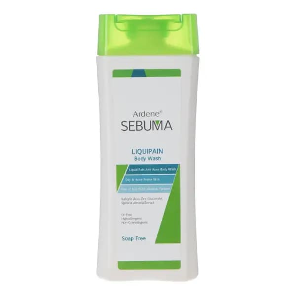 شوینده بدن غیر صابونی مدل Liquipain مناسب پوست چرب و دارای آکنه آردن سبوما