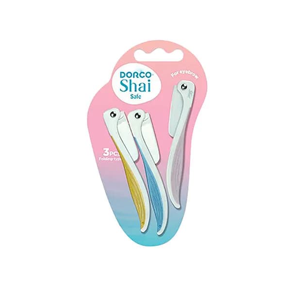 تیغ ابرو دورکو مدل Shai Safe بسته 3 عددی رنگی — تصویر ۲