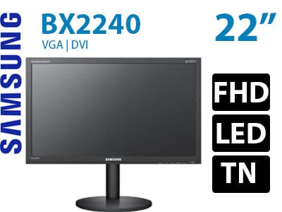 مانیتور استوک Samsung BX2240 سامسونگ سایز 22 اینچ کیفیت FHD پنل LED TN