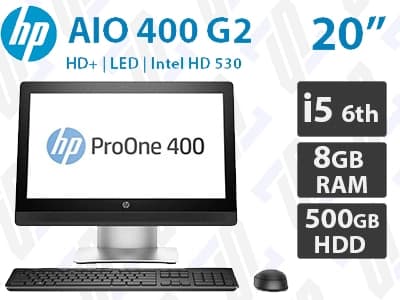 آل این وان HP ProONE 400 G2 با 500GB HDD / 8GB RAM / i5 6500 نسل شش (اوپن باکس)